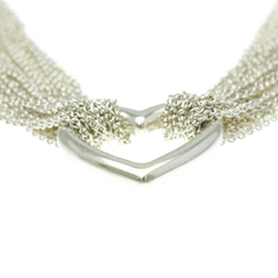 Tiffany Heart Toggle Bracelet Silver 925 No Stone Charm Bracelet Silver