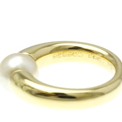 Cartier Pearl Ring Yellow Gold (18K) Fashion Pearl Band Ring Gold