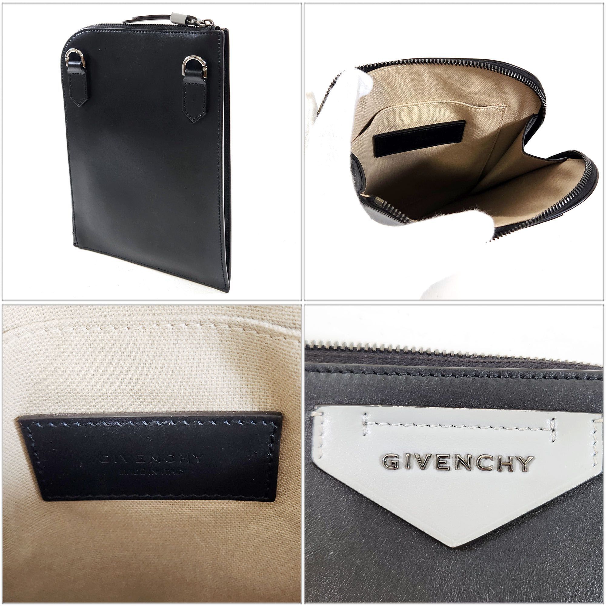 Givenchy Antigona Soft Crossbody Clutch Bag in Black