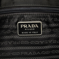 Prada Shoulder Bag Black Nylon Leather Women's PRADA