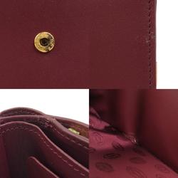 Cartier CARTIER Bi-fold Wallet Must Line Leather Bordeaux Men's Women's h30334f