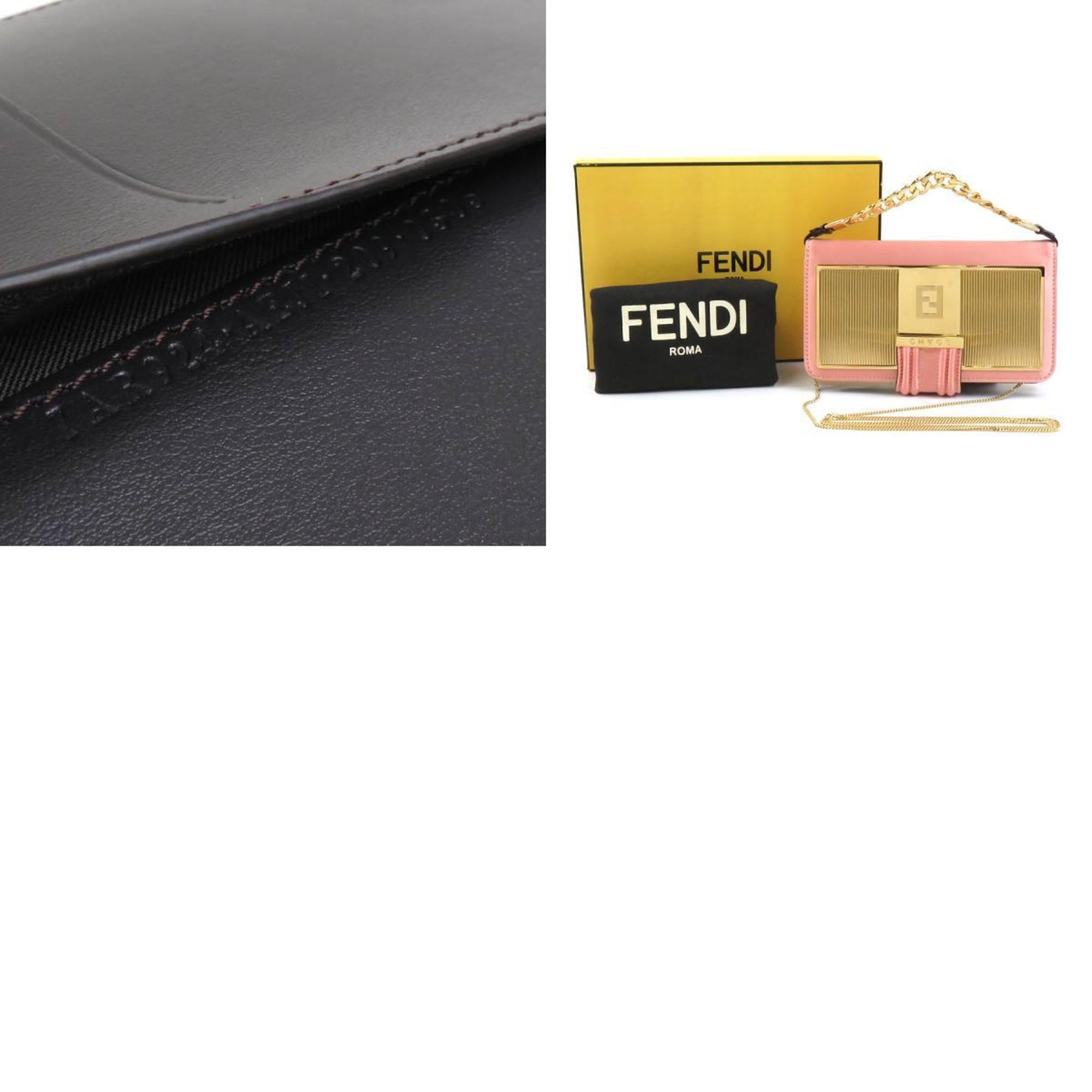 FENDI iPhone11 Pro Case Satin Metal Pink x Gold Men's Women's 7AR924-AEJI 55693g