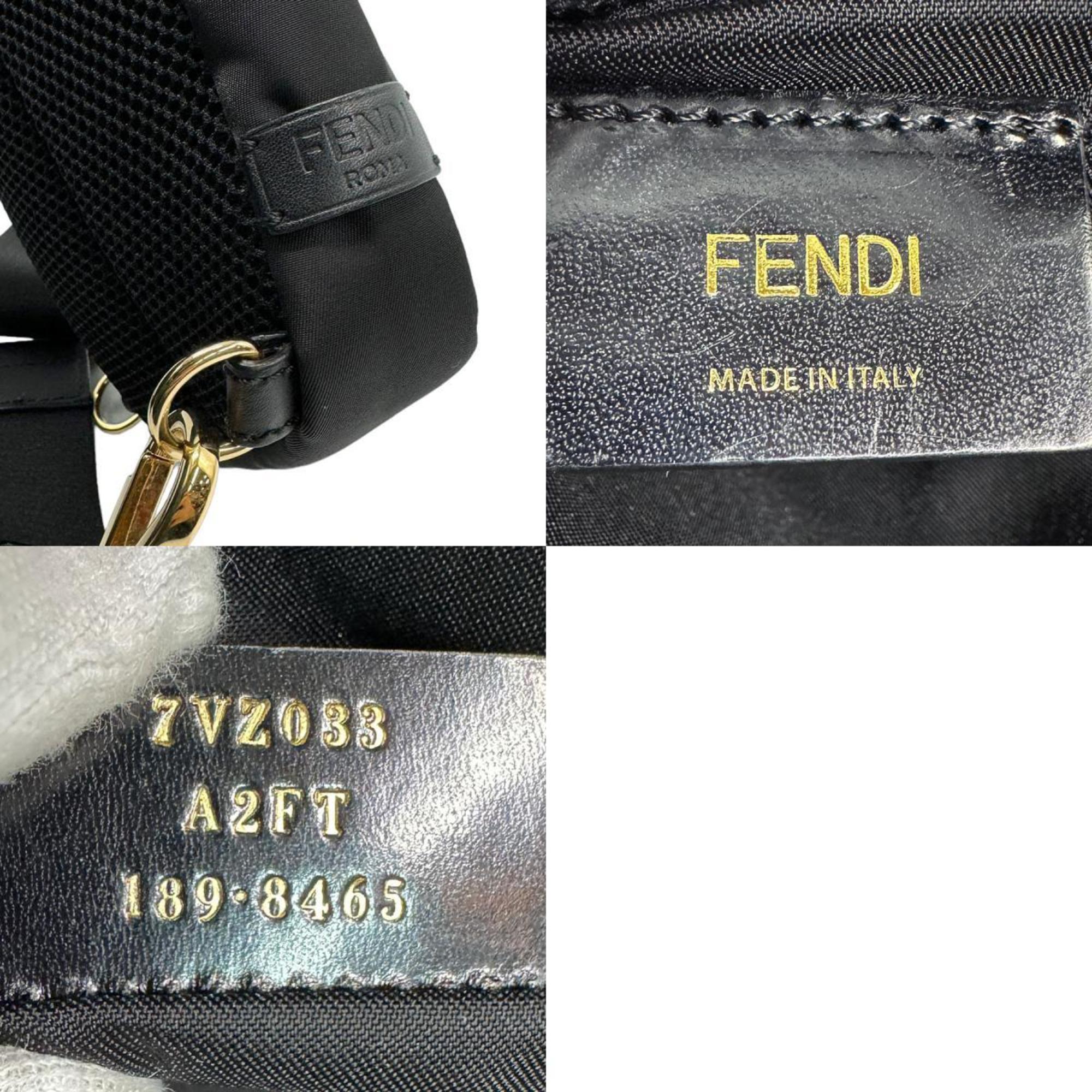 FENDI Bugs Eye Nylon Body Bag Black Men's 7VZ033 A2FT z1304