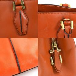 Tod's Handbag Shoulder Bag Leather Orange Women's 55681g
