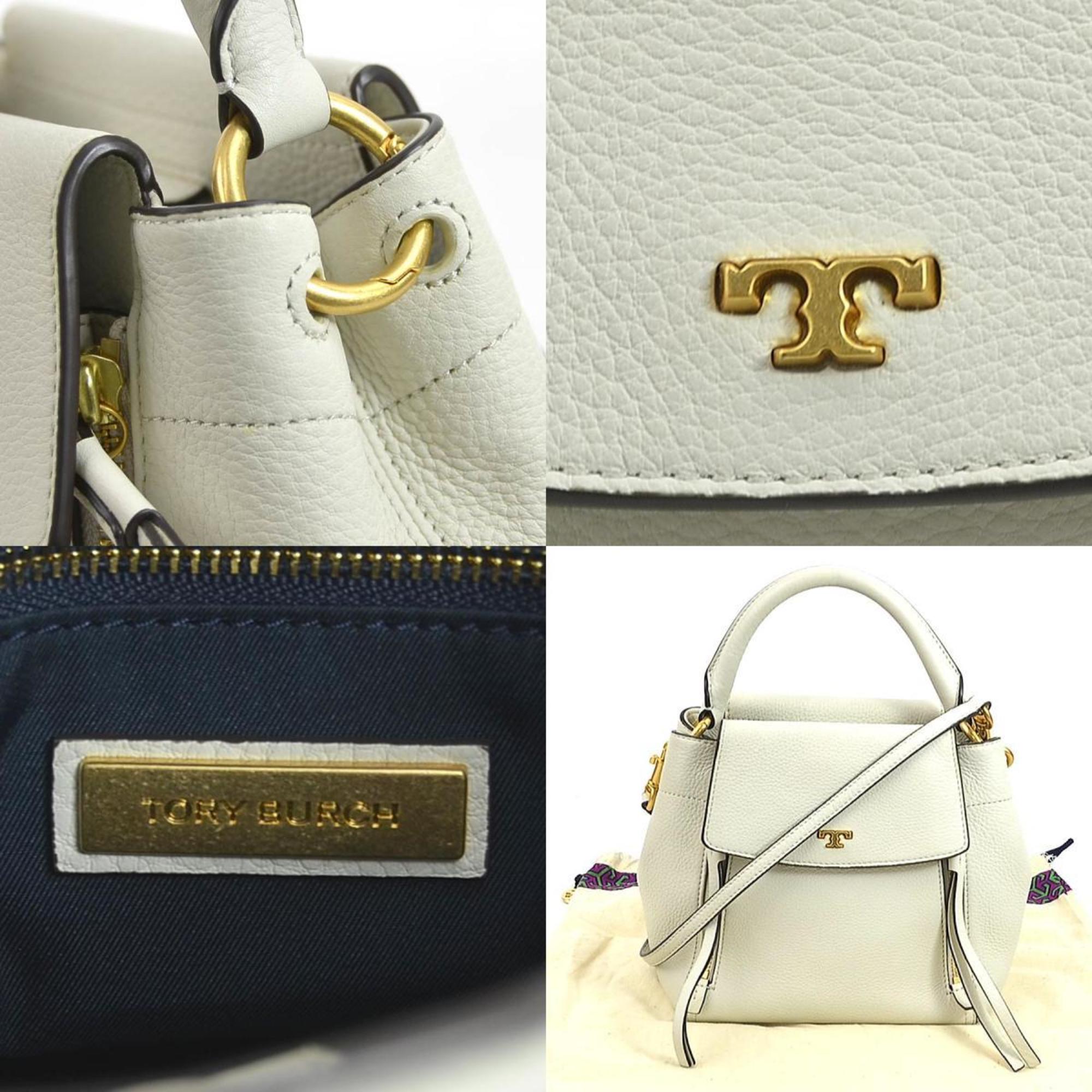Tory Burch shoulder bag leather ivory women's h30308f