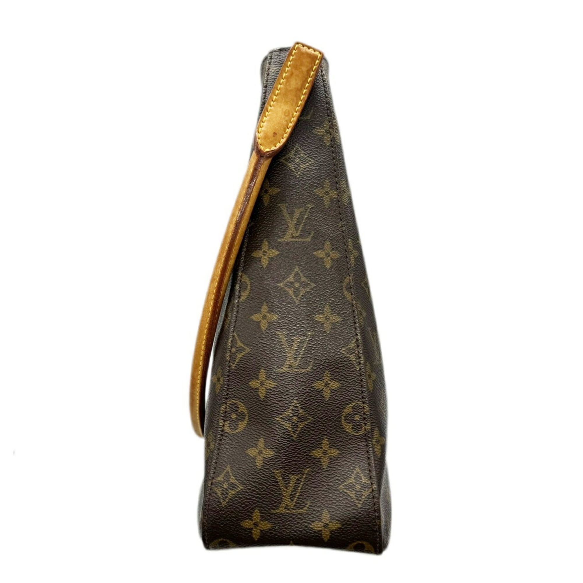 LOUIS VUITTON Louis Vuitton Looping GM Monogram M51145 MO1010 Shoulder Bag Women's Handbag Leather Canvas