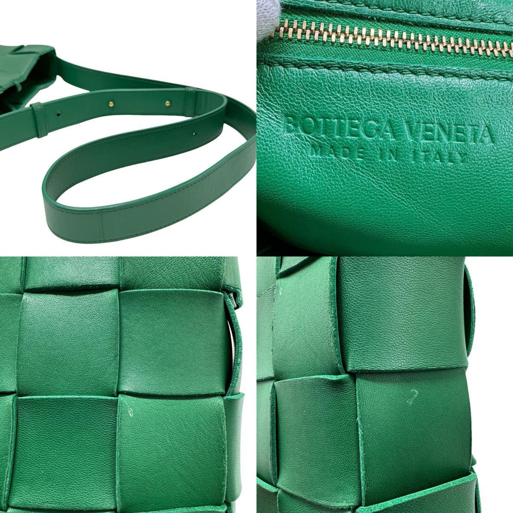 BOTTEGA VENETA Shoulder bag Leather Green Men's Women's z1307