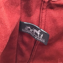HERMES Hermes Foul Tote MM Canvas Wine Red Bag Handbag Lesson Shopping Women Men