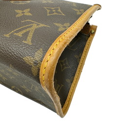 Louis Vuitton Monogram Popincourt Au M40009 VI0035 Handbag Brown Women's