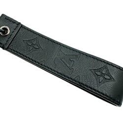 LOUIS VUITTON Louis Vuitton Porte Cle Dragonne M68675 BC0212 Bag Charm Key Holder Ring Monogram Shadow Leather Black Silver Men's Accessories