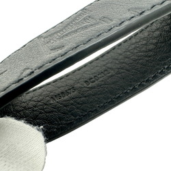 LOUIS VUITTON Louis Vuitton Porte Cle Dragonne M68675 BC0212 Bag Charm Key Holder Ring Monogram Shadow Leather Black Silver Men's Accessories