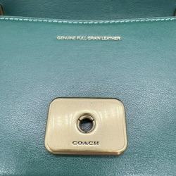 COACH Bandit Crossbody Shoulder Bag Green Leather Women's CD724