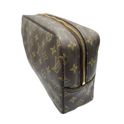 LOUIS VUITTON Louis Vuitton Monogram Truss Toilette 28 M47522 Brown Pouch Second Bag Case for Women Men 884NO