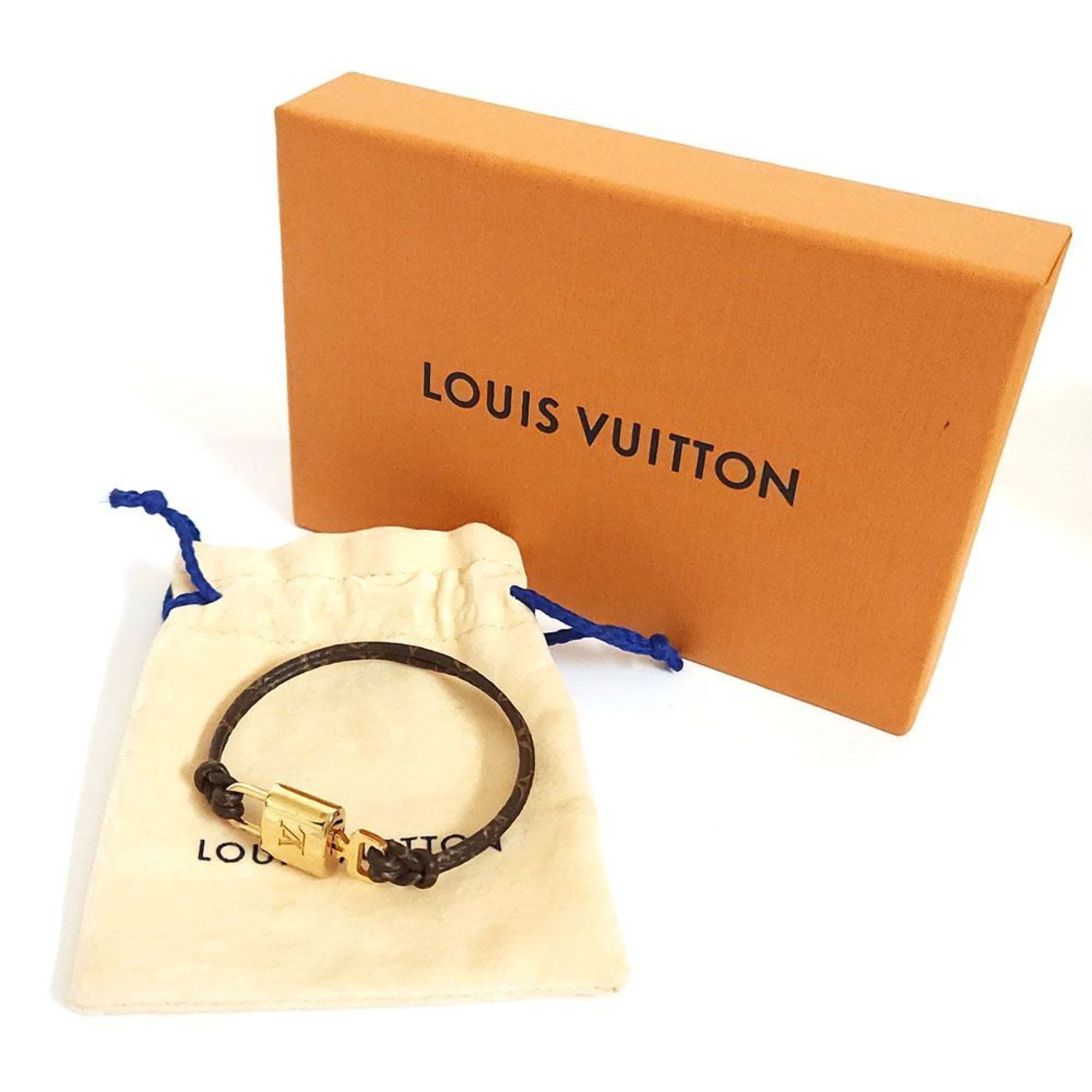 Louis Vuitton LOUISVUITTON Bracelet LV Padlock M8015F Monogram Women's