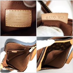 Louis Vuitton LOUISVUITTON Monogram Odeon PM Shoulder Bag M56390 Brown Women's Back VUITTON