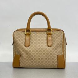 Celine handbag macadam leather beige light brown ladies