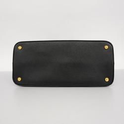 Prada handbag saffiano leather black ladies