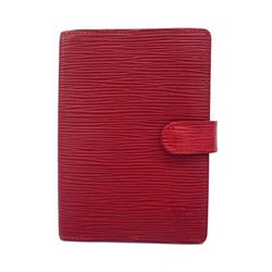 Louis Vuitton Notebook Cover Epi Agenda PM R20057 Castilian Red for Women