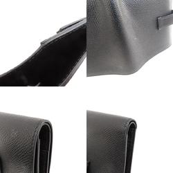 Hermes Bearn Compact Black Bi-fold Wallet Epson Women's HERMES