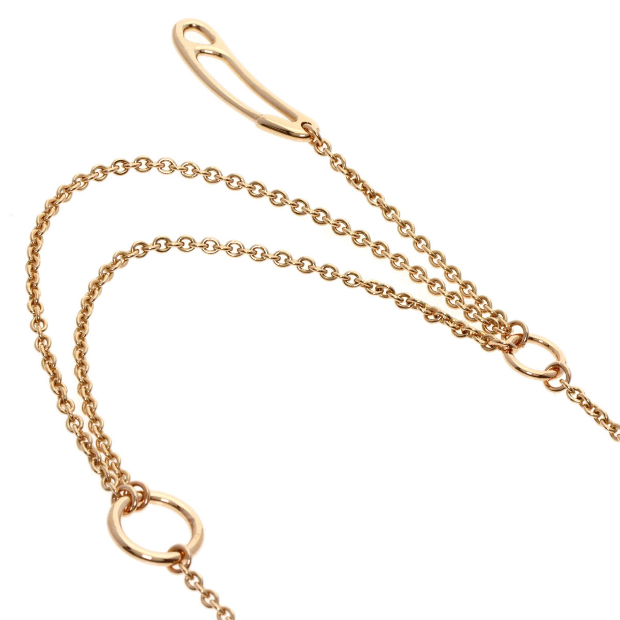 Hermes Chaine d'Ancre Punk #ST Necklace K18 Pink Gold Women's HERMES