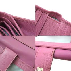 Salvatore Ferragamo Gancini hardware bi-fold wallet leather/PVC women's