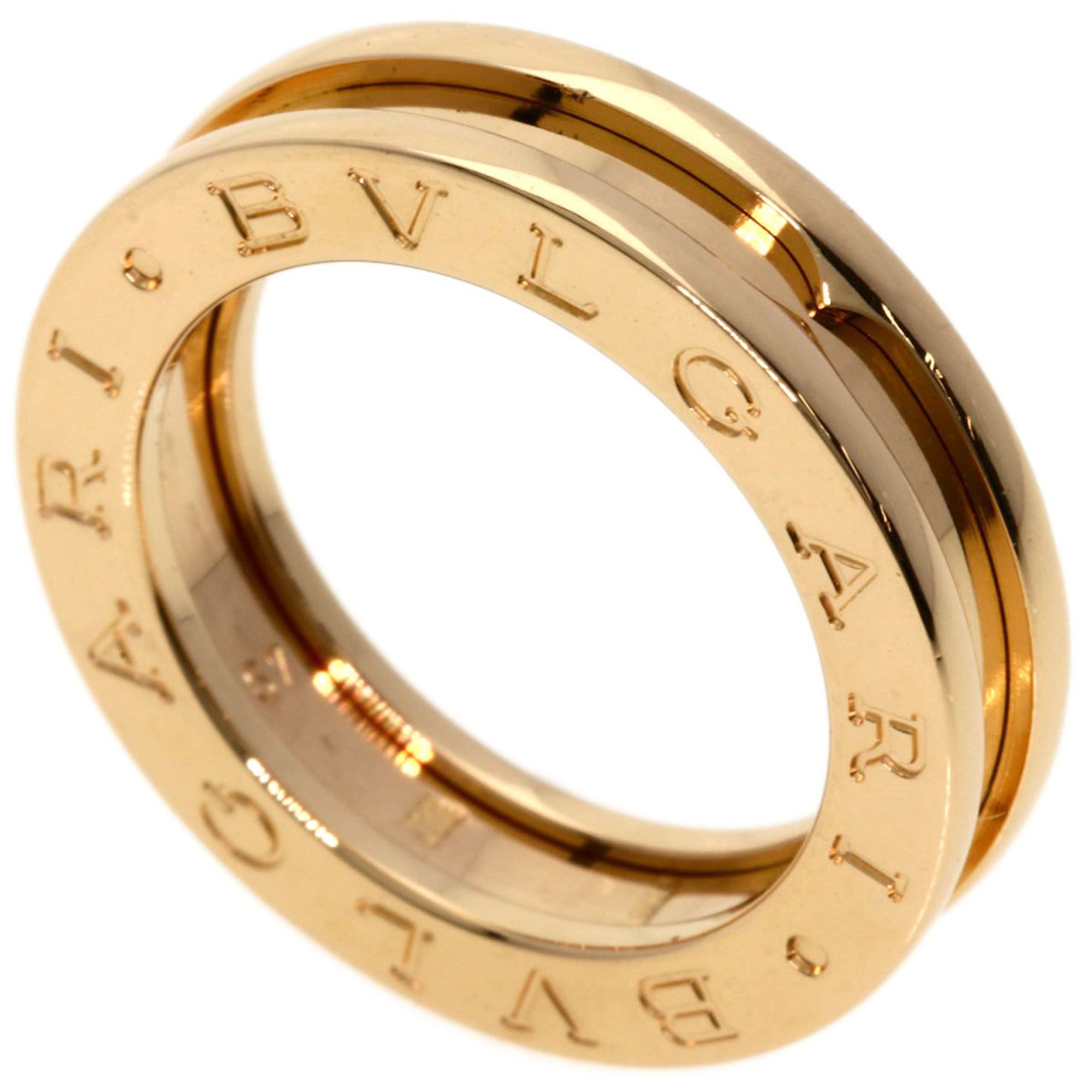 BVLGARI B-zero1 XS 1 Band #49 Ring, K18 Pink Gold, Women's