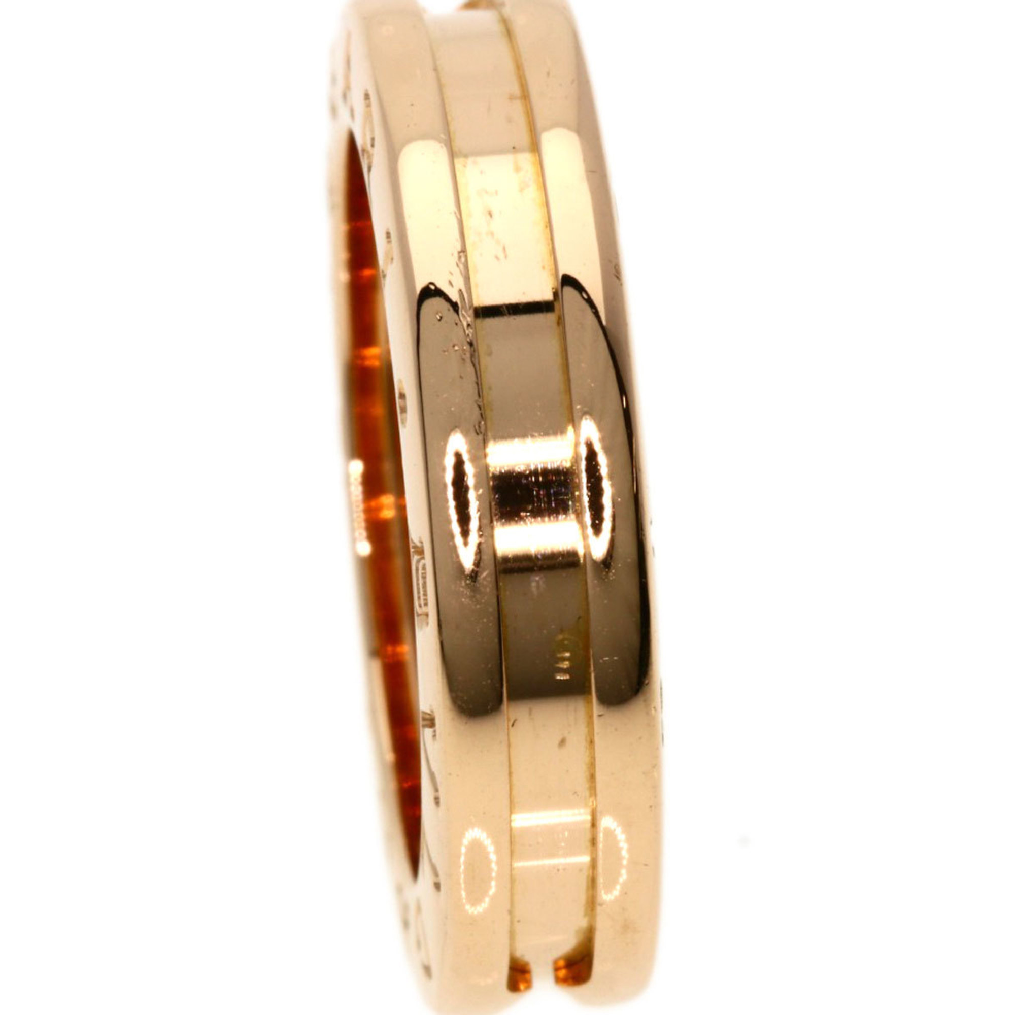 BVLGARI B-zero1 XS 1 Band #48 Ring, K18 Pink Gold, Women's