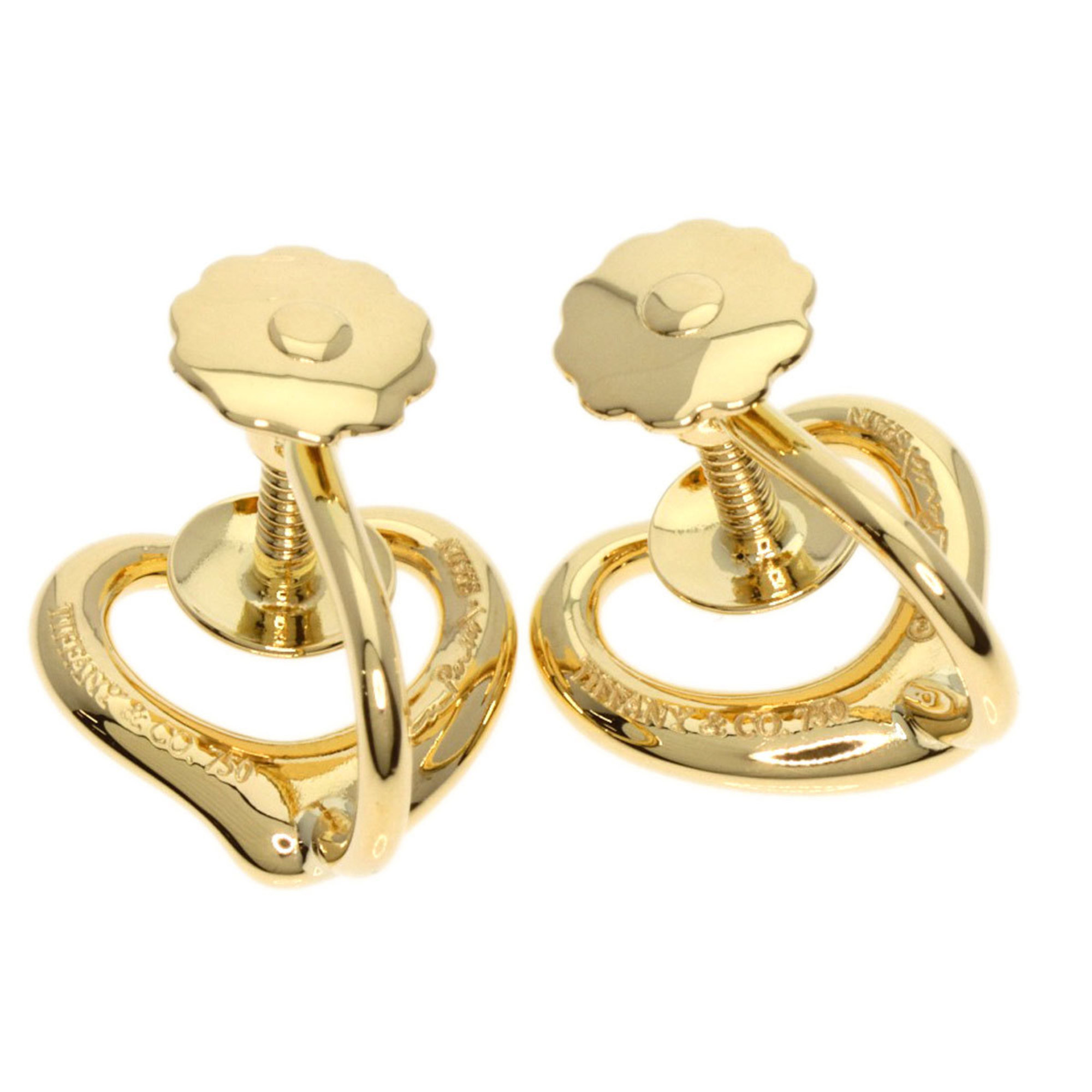Tiffany Heart Earrings, 18k Yellow Gold, Women's, TIFFANY&Co.