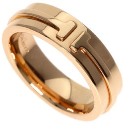 Tiffany T TWO Wide Ring, 18K Pink Gold, Women's, TIFFANY&Co.