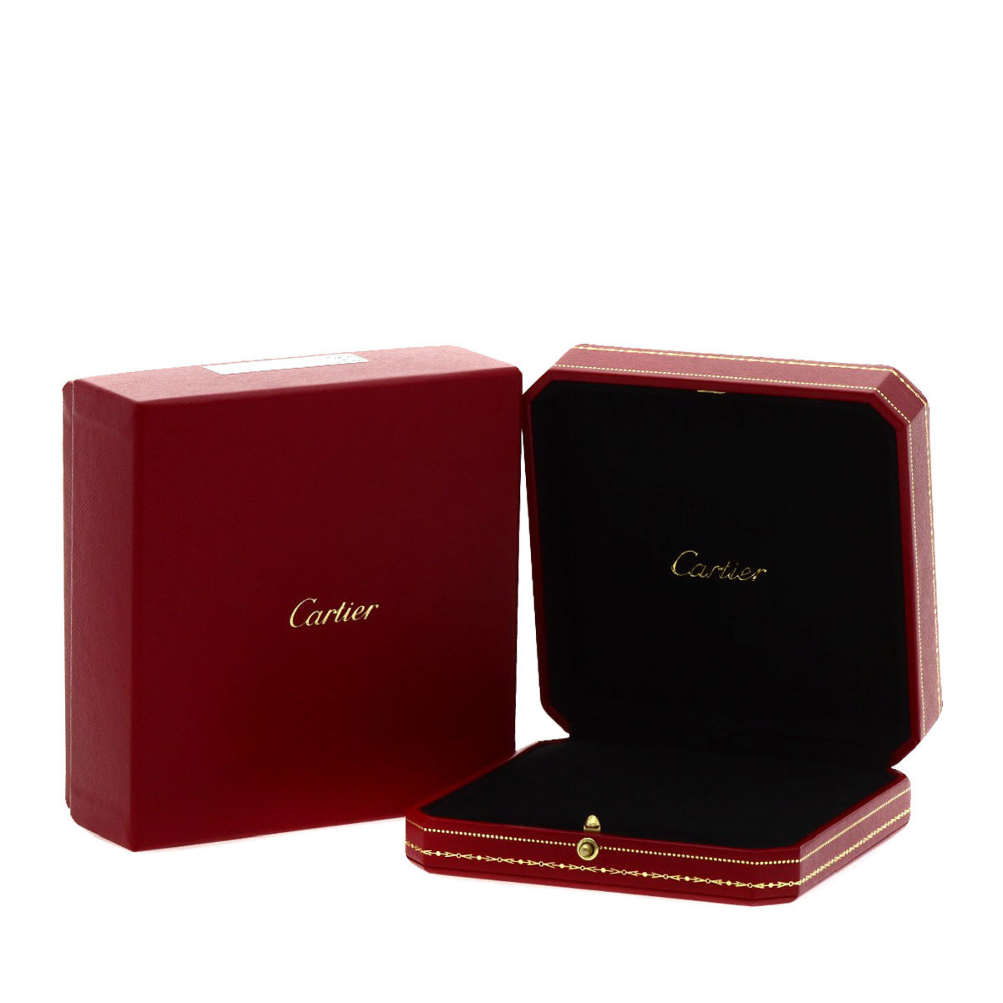 Cartier Baby Love Diamond Necklace K18 Pink Gold Women's CARTIER