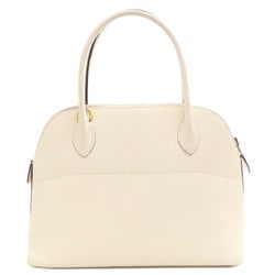 Hermes Bolide 27 White Handbag Epson Women's HERMES