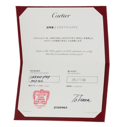 Cartier Love Ring 1P Diamond #49 K18 Pink Gold Women's CARTIER