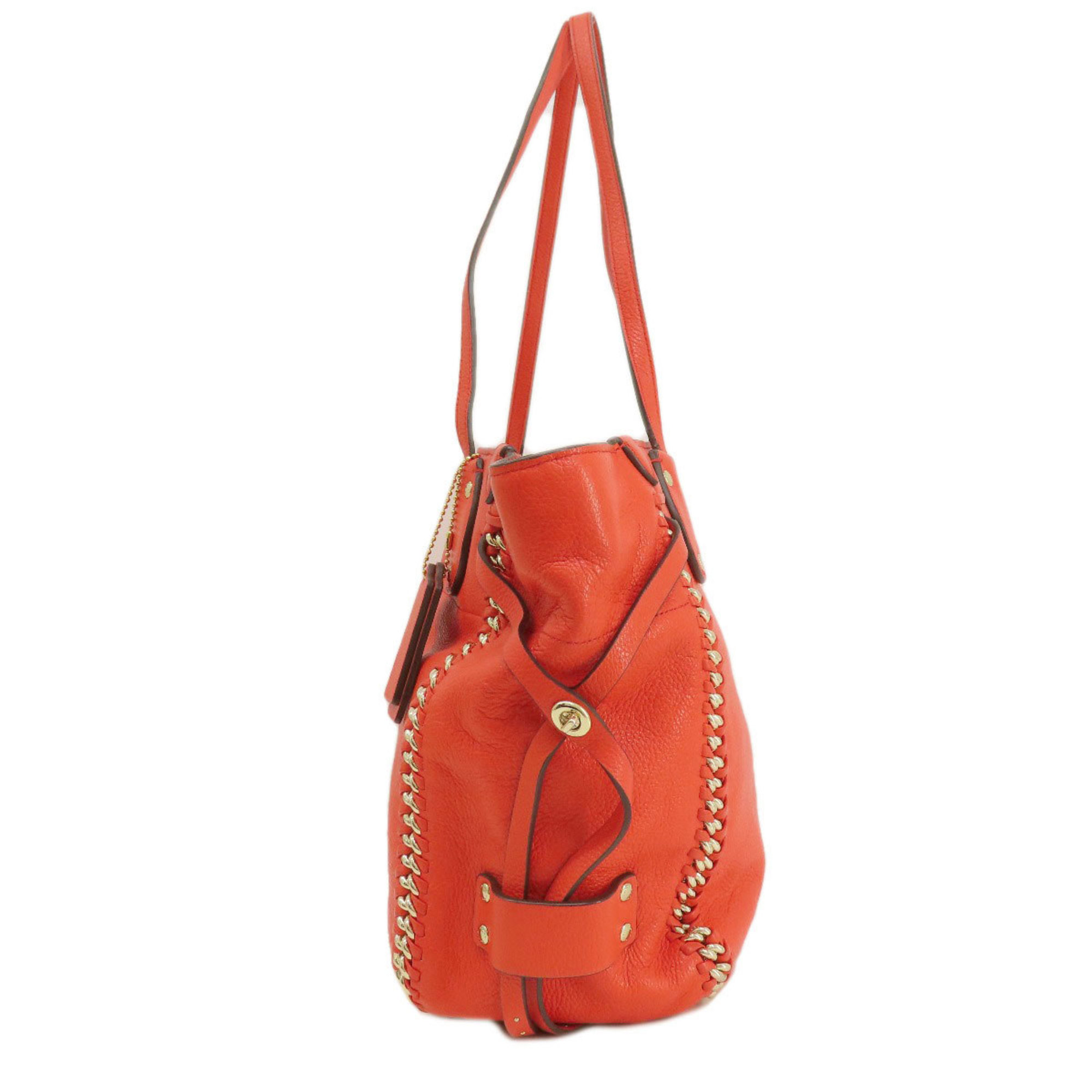 Coach 34398 Tatum Whiplash Tote Bag Leather Women's COACH