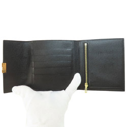 Hermes Click 12 Black Bi-fold Wallet Epson Women's HERMES