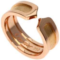 Cartier C2 Ring SM #50 Ring, 18K Pink Gold, Women's CARTIER