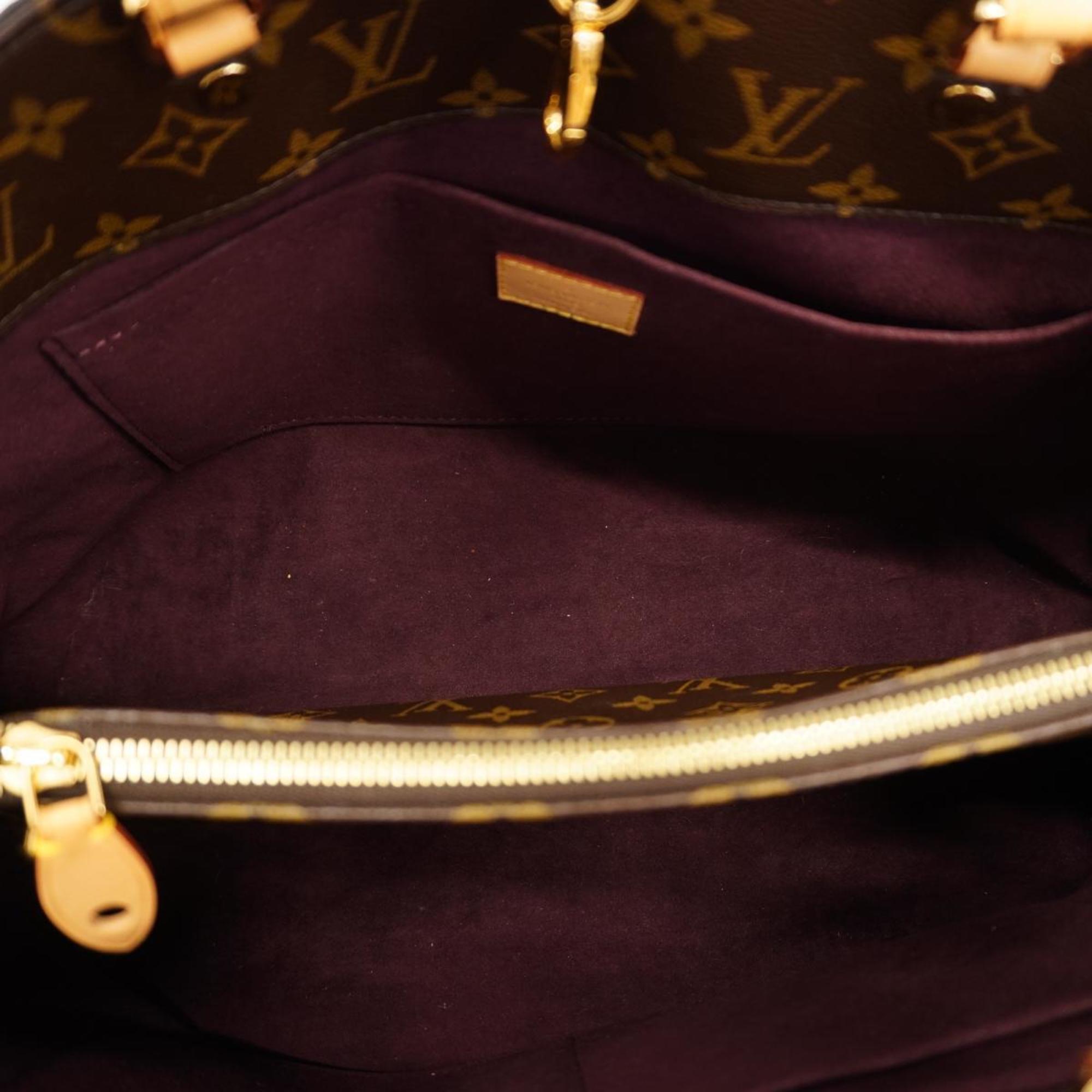 Louis Vuitton Handbag Monogram Montaigne GM M41067 Brown Ladies