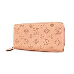 Louis Vuitton Long Wallet Mahina Zippy M61868 Magnolia Ladies