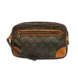 Louis Vuitton Clutch Bag Monogram Marly Dragonne GM M51825 Brown Men's