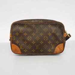 Louis Vuitton Clutch Bag Monogram Marly Dragonne GM M51825 Brown Men's