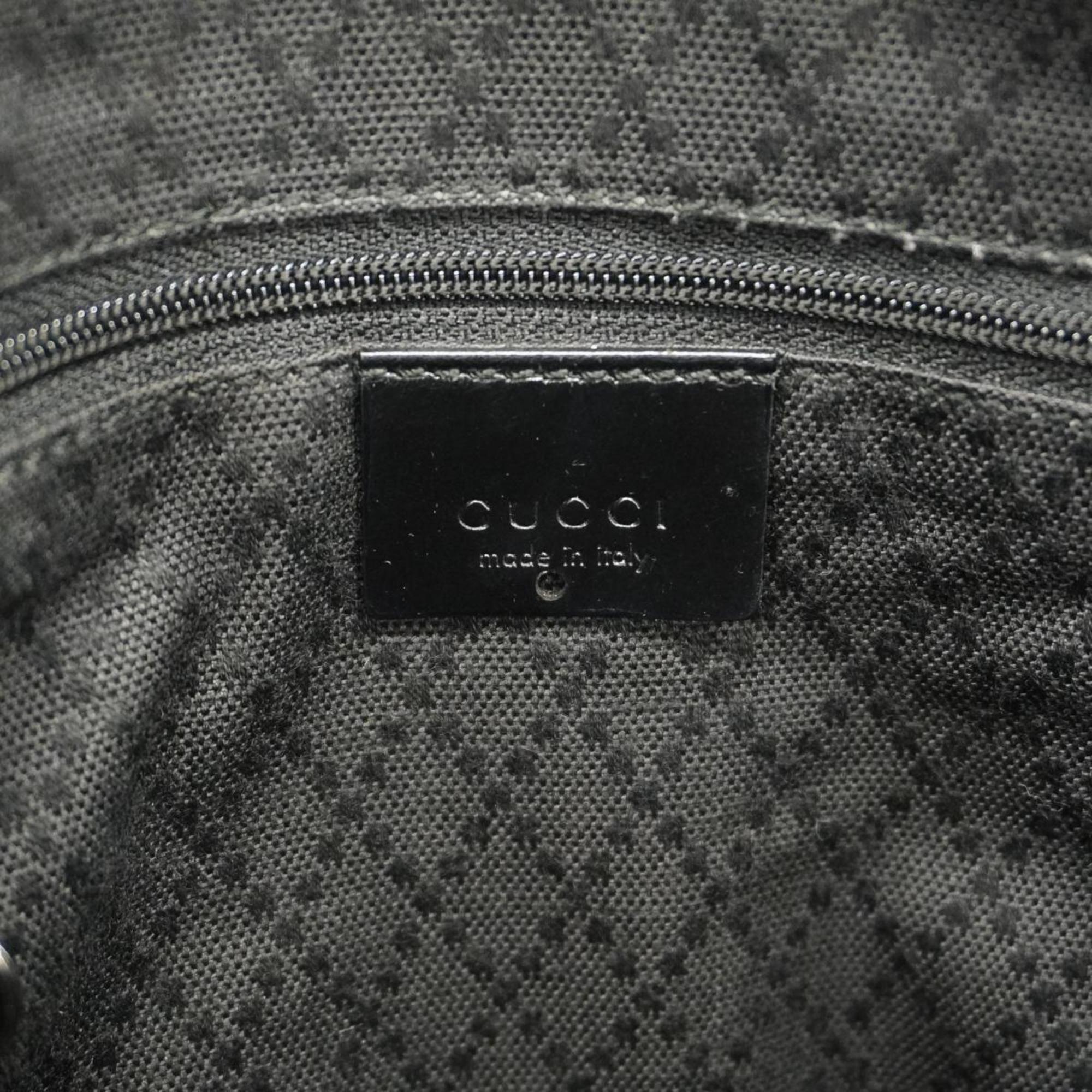 Gucci Shoulder Bag 002 1005 Nylon Black Women's