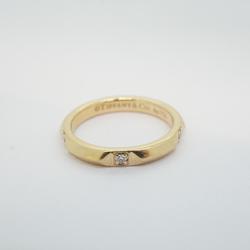 Tiffany Ring True Band/5PD Diamond K18YG Yellow Gold Ladies