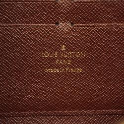 Louis Vuitton Long Wallet Monogram Zippy M67234 Bron Brown Ladies