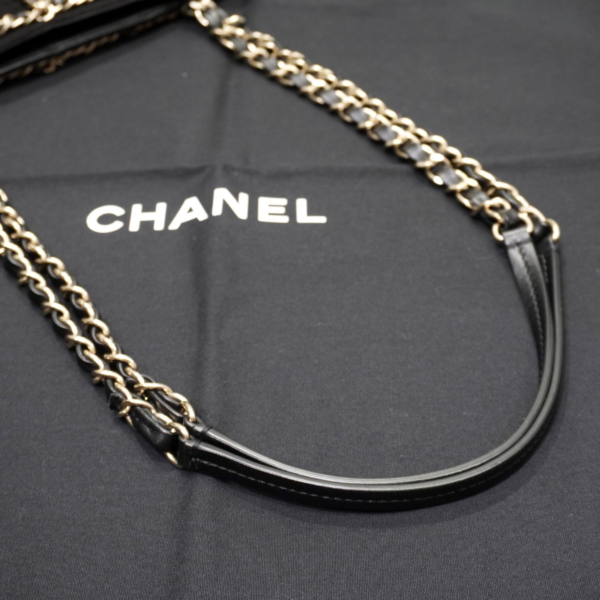 CHANEL CHANEL19 Chain Tote Bag Black (Matte G Hardware) Suede B102 Women's Men's Bags