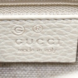 GUCCI Interlocking G Chain Shoulder Bag 607720 Ivory (SG metal fittings) Leather B137 Women's Men's Bags