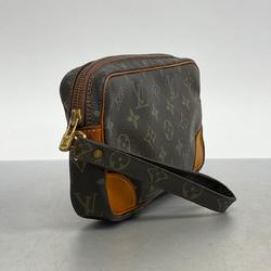 Louis Vuitton Clutch Bag Monogram Marly Dragonne PM M51827 Brown Men's