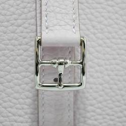 HERMES Arzan 25 Handbag Shoulder Bag Mauve Pale/Gold (Silver Hardware) Taurillon B Stamp Women's Men's Bags