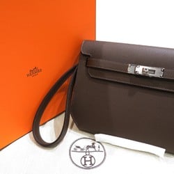 HERMES Kelly Depeche 25 Body Bag Ecorse (Silver hardware) Epson B stamp A266 Women's Men's Leather