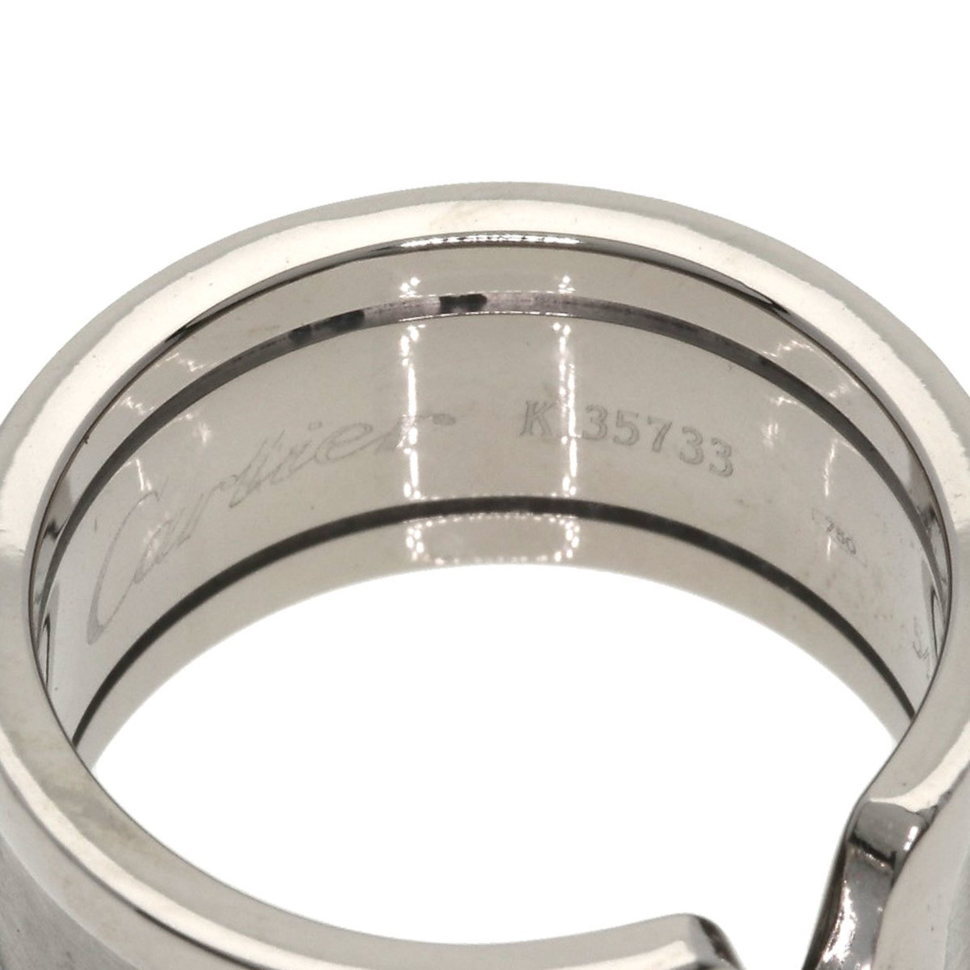 Cartier C2 Ring LM #54 Ring, 18K White Gold, Women's, CARTIER