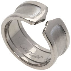 Cartier C2 Ring LM #61 Ring, K18 White Gold, Unisex CARTIER