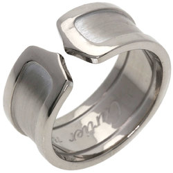 Cartier C2 Ring LM #61 Ring, K18 White Gold, Unisex CARTIER